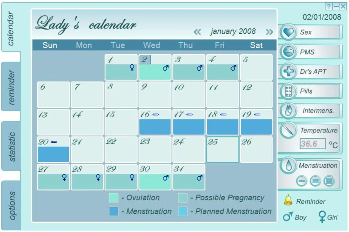 Ladys Calendar for Windows: Manage Your Schedule