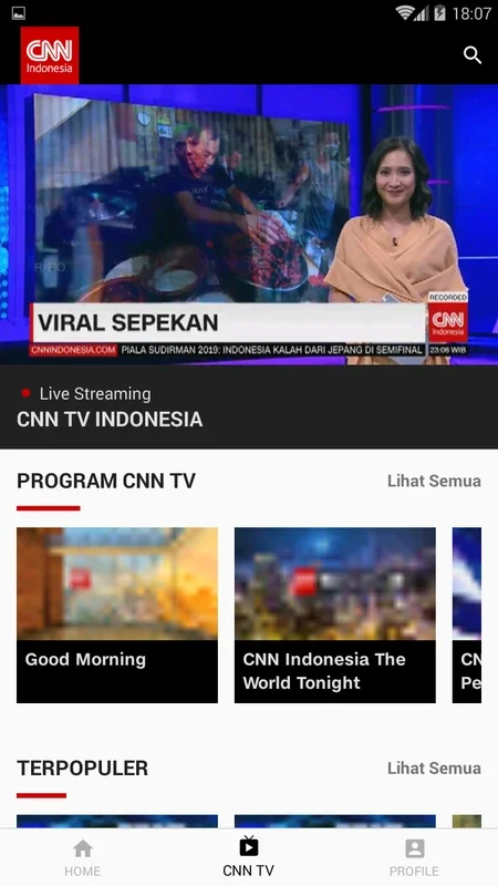 CNN Indonesia for Android: Access News Easily