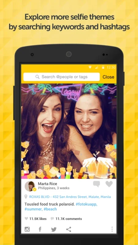 Fotoku for Android: Express Yourself with Selfies