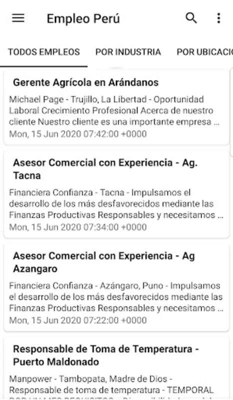 Empleo Perú for Android - Simplify Job Searching