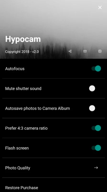 Hypocam for Android - Edit Photos with Black & White Filters