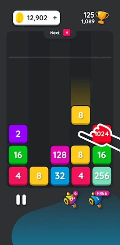 Drop and Merge Number for Android - Engaging Puzzle Game