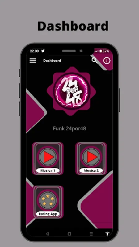 Funk 24Por48 musicas DJ funk for Android - Enjoy DJ Funk Tunes