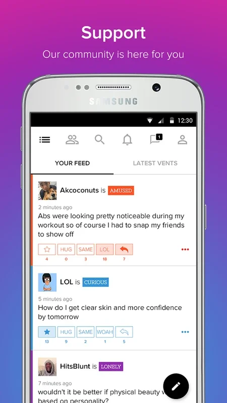 Vent for Android - Express Yourself Freely