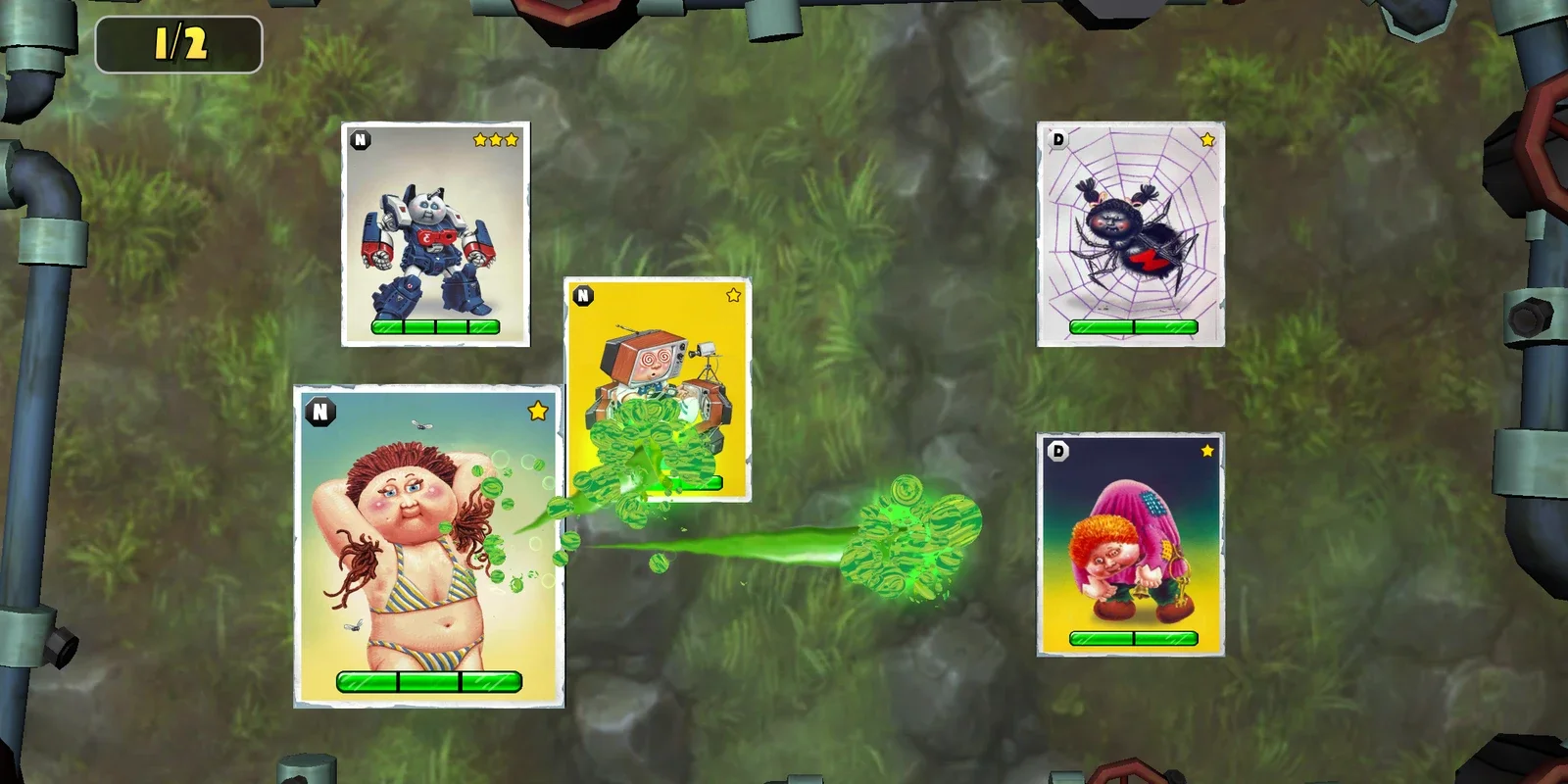 Garbage Pail Kids: The Game for Android - Engaging Challenges