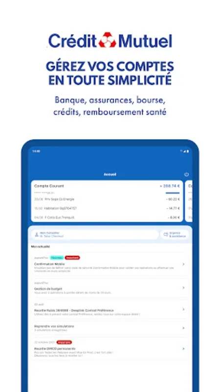 Crédit Mutuel for Android - Streamlined Mobile Banking