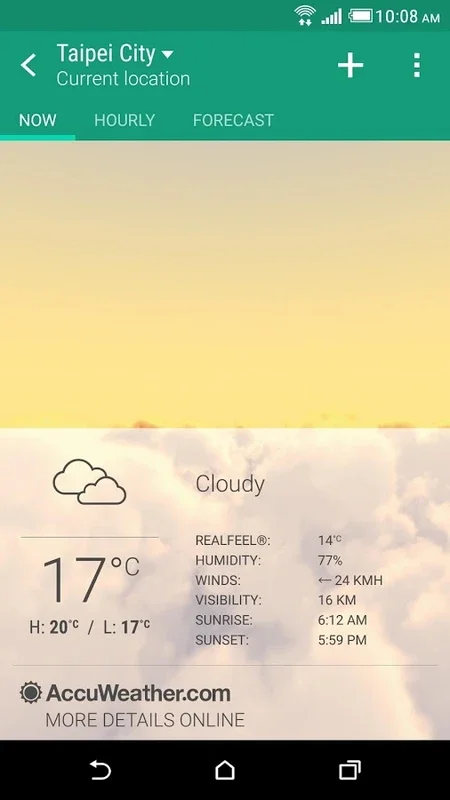 HTC Weather for Android - Stay Informed with Accurate Weather