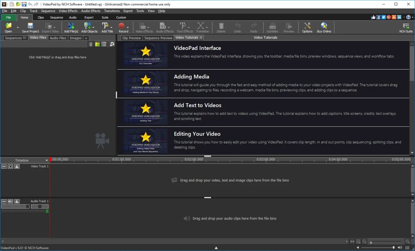 VideoPad Video Editor: Free Windows Video Editing Software