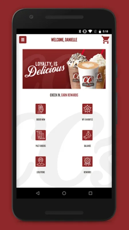 CC’s Coffee House for Android - Customize & Order Easily