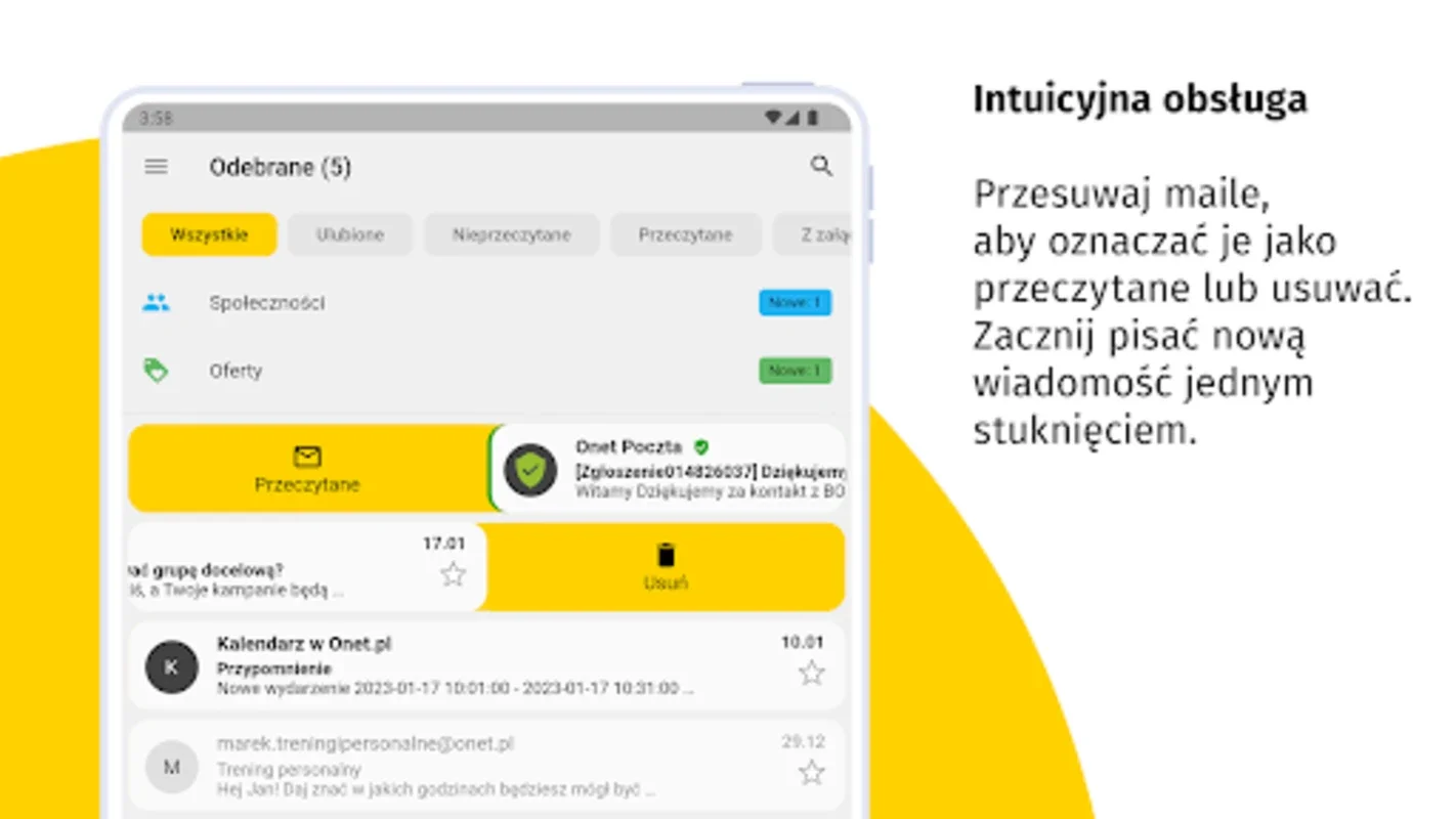 Onet Poczta for Android - Manage Emails Effortlessly