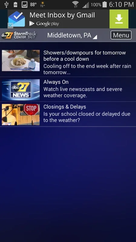 abc27 Weather for Android - Accurate Local Forecasts