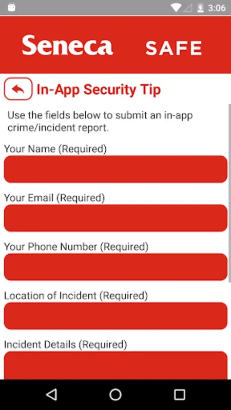 Seneca Safe for Android: Ensuring Campus Safety