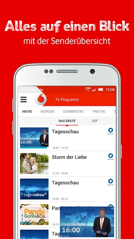 Vodafone MobileTV for Android - Stream Over 30 TV Channels