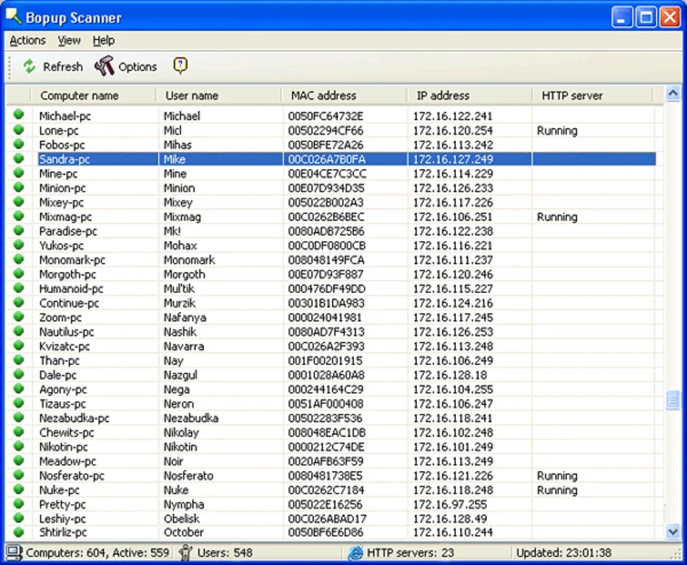 Bopup Scanner for Windows - Powerful Network Scanning