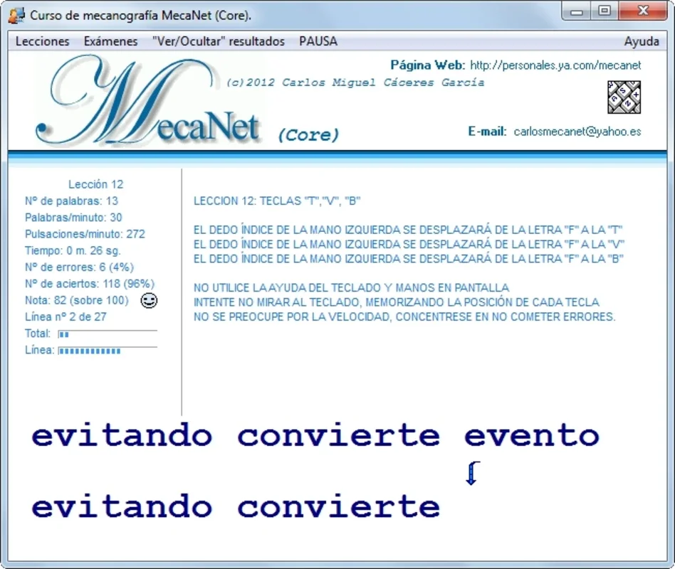 MecaNet Core: Master Typing on Windows