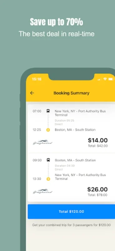 CheckMyBus: Compare Transport Options for Android