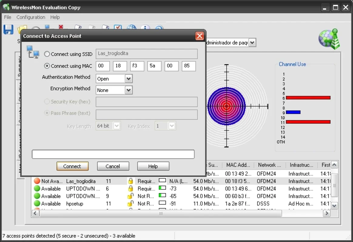 WirelessMon for Windows - Free Monitoring Tool