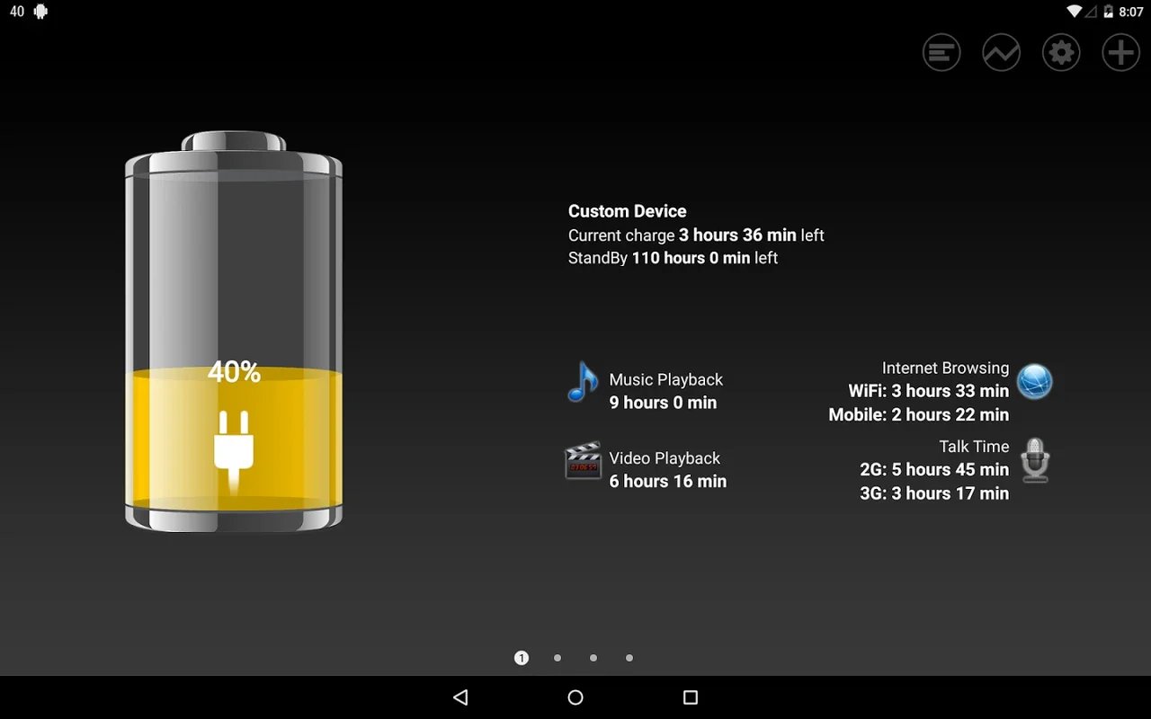 Battery HD for Android - Accurate Battery Monitoring