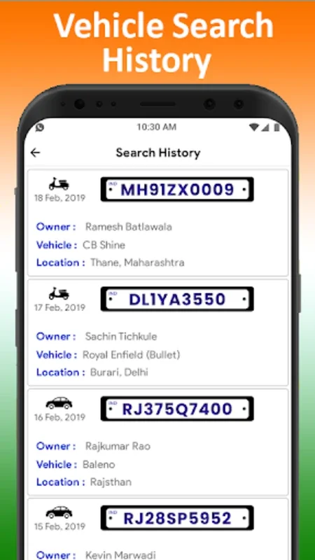 RTO Vehicle Information App for Android - Comprehensive Vehicle Details