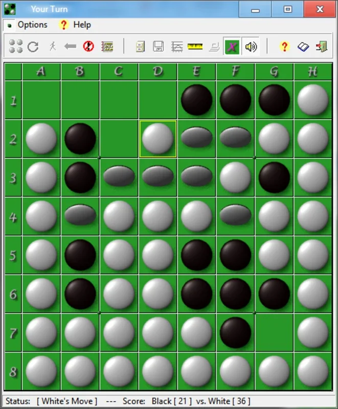 Deep Green Reversi for Windows - Free Gameplay