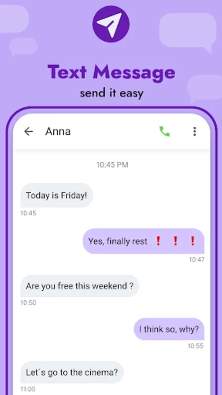 Messages - SMS Texting App for Android: Customizable Communication