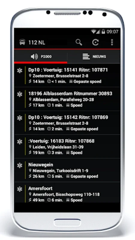 112 NL - P2000 meldingen for Android: Real-Time Emergency Alerts