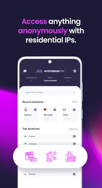 Mysterium VPN for Android - Secure Global Browsing