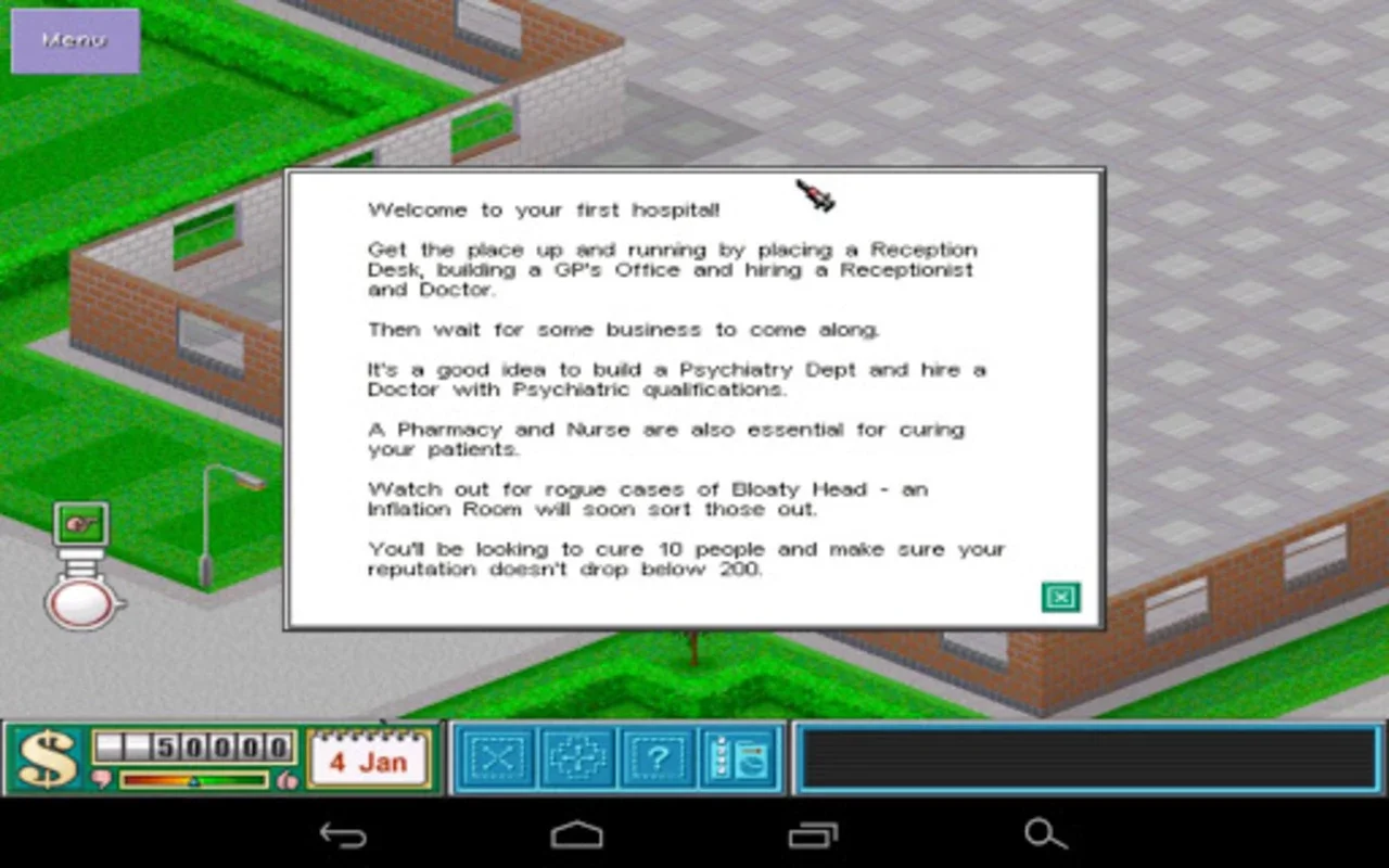 CorsixTH for Android - Play Theme Hospital on Your Phone