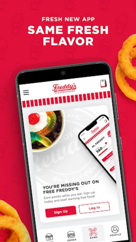 Freddy’s for Android: Order, Customize, Earn Rewards