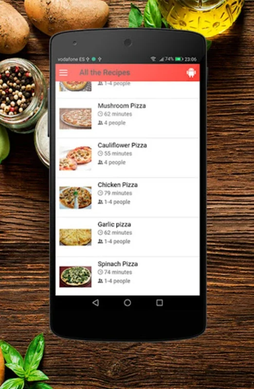 Pasta Recipes for Android: Over 100 Italian Dishes