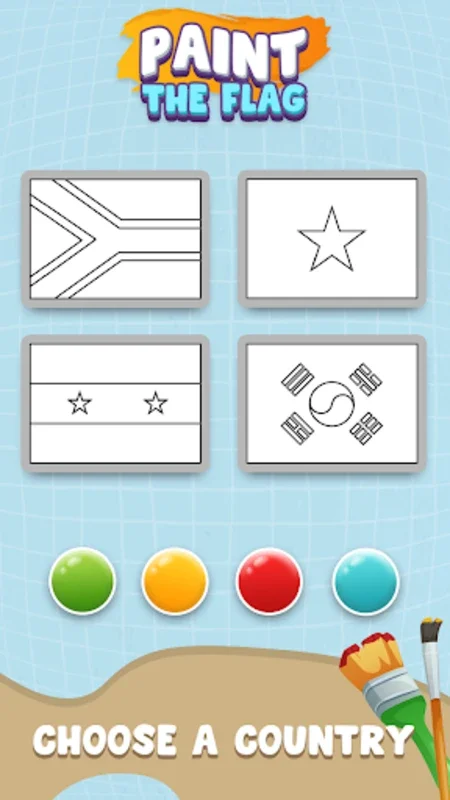 Flag Painter: Coloring Game for Android - Explore Cultural Colors