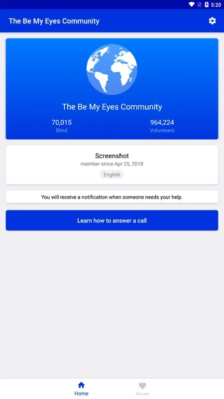 Be My Eyes for Android - Instant Assistance for the Blind