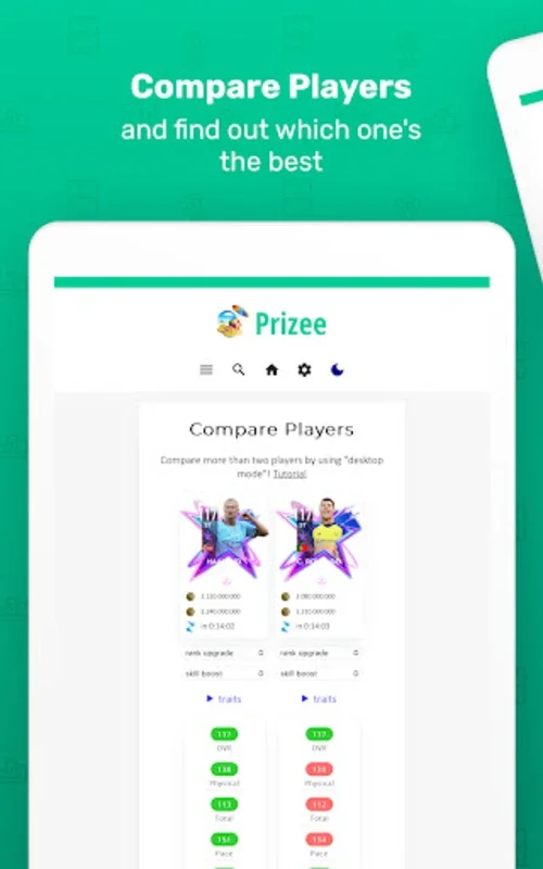 Prizee - FM 23 Database for Android: Manage Squads