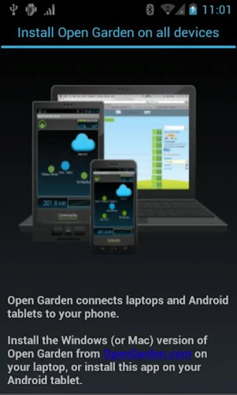 Open Garden for Android - Share and Connect Easily