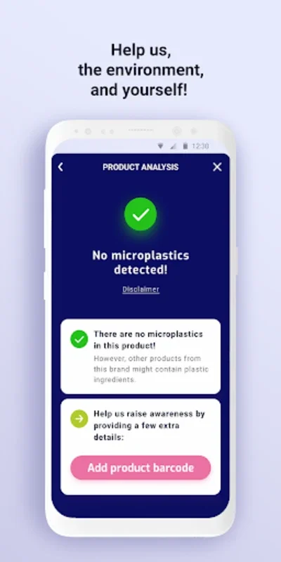 Beat the Microbead for Android: Scan Cosmetics for Microplastics