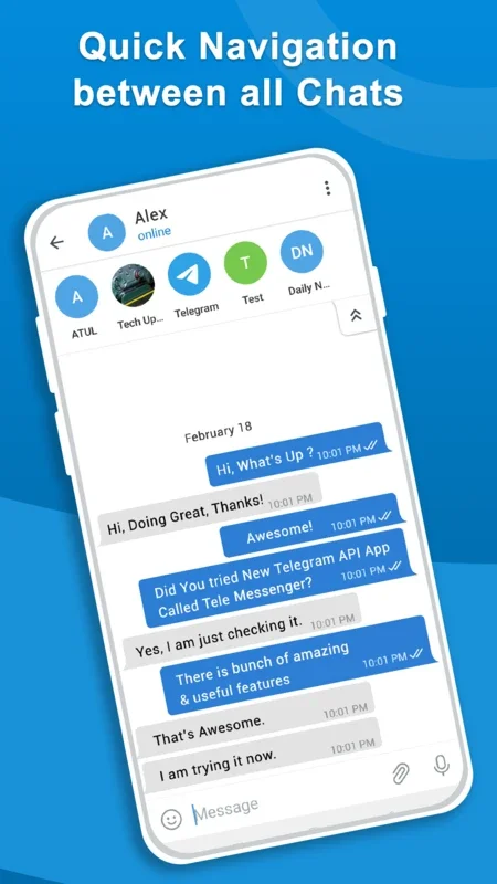 TeleMessenger for Android: Seamless Messaging App