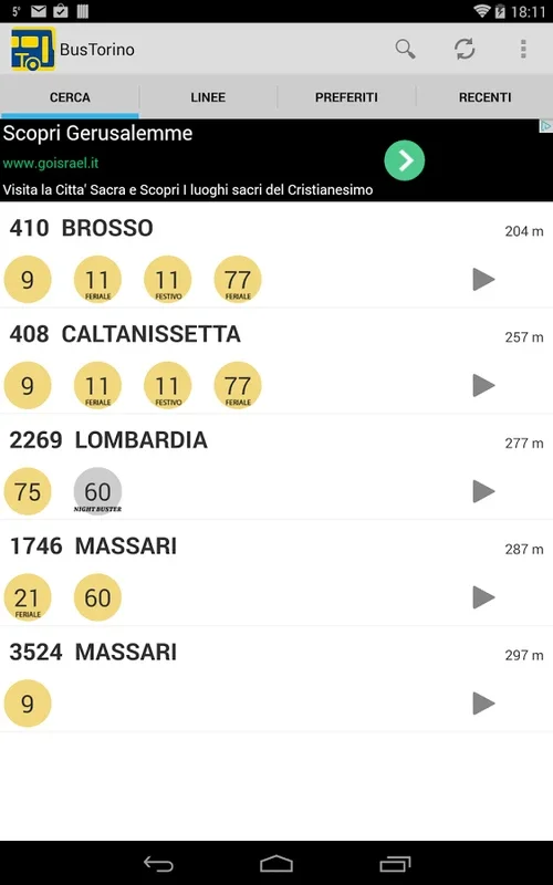 Bus Torino for Android - Real - Time Bus Updates