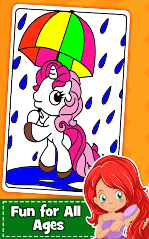 Unicorn Coloring Book for Kids for Android - Color and Learn