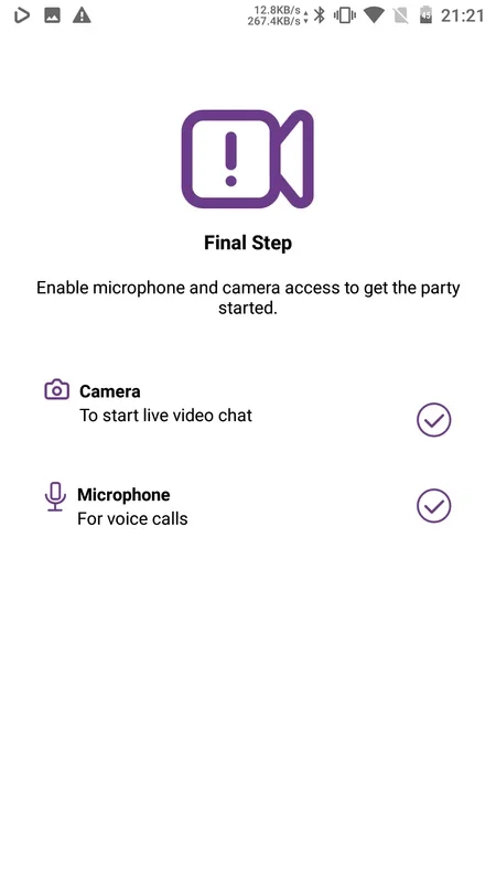 cafe for Android - Global Connections via Video Calls