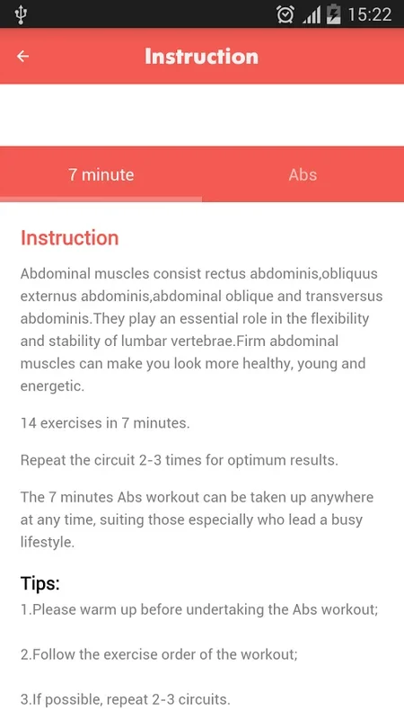 ABS - 7 MINUTE for Android: Sculpt Your Abs