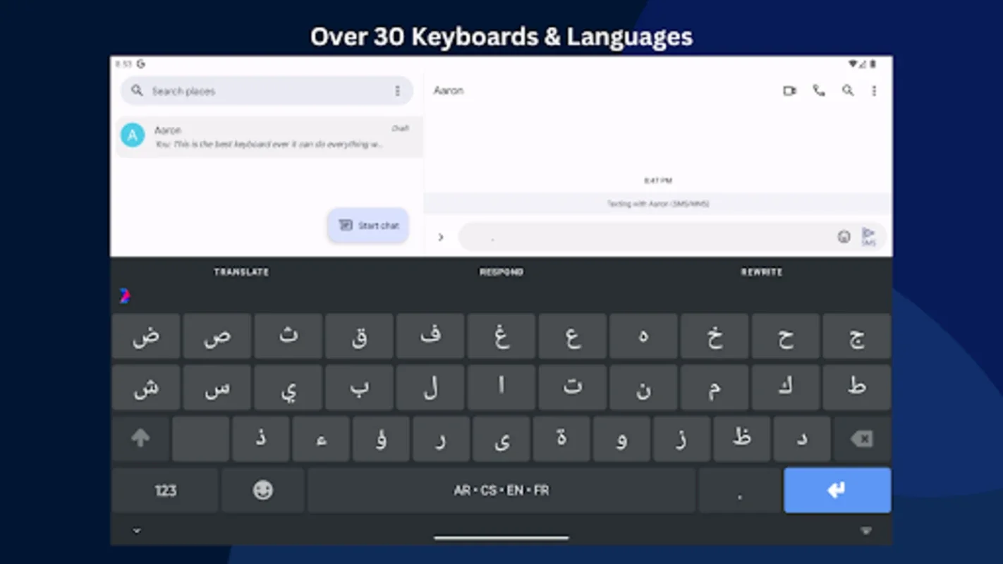 Social Keyboard for Android - AI - Powered Multilingual Communication