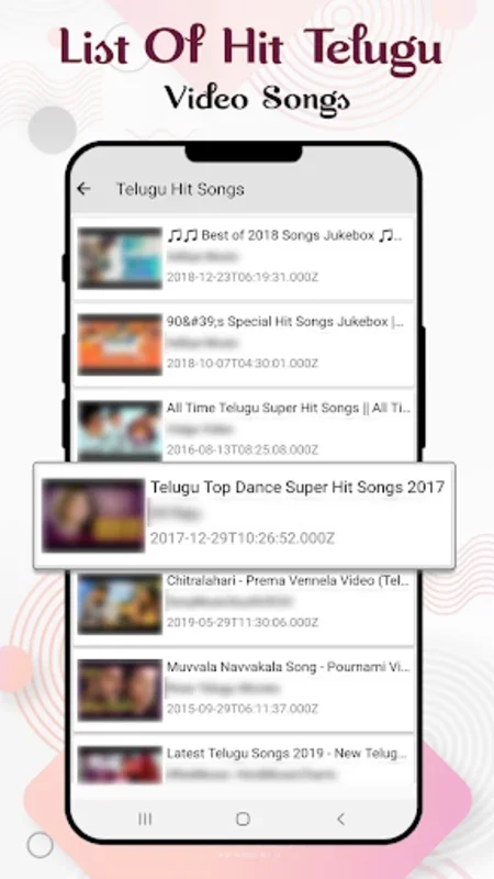 Telugu Songs: Telugu Video: Te for Android - Unlimited Music