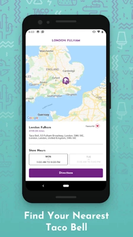 Taco Bell UK for Android - Order & Earn Rewards