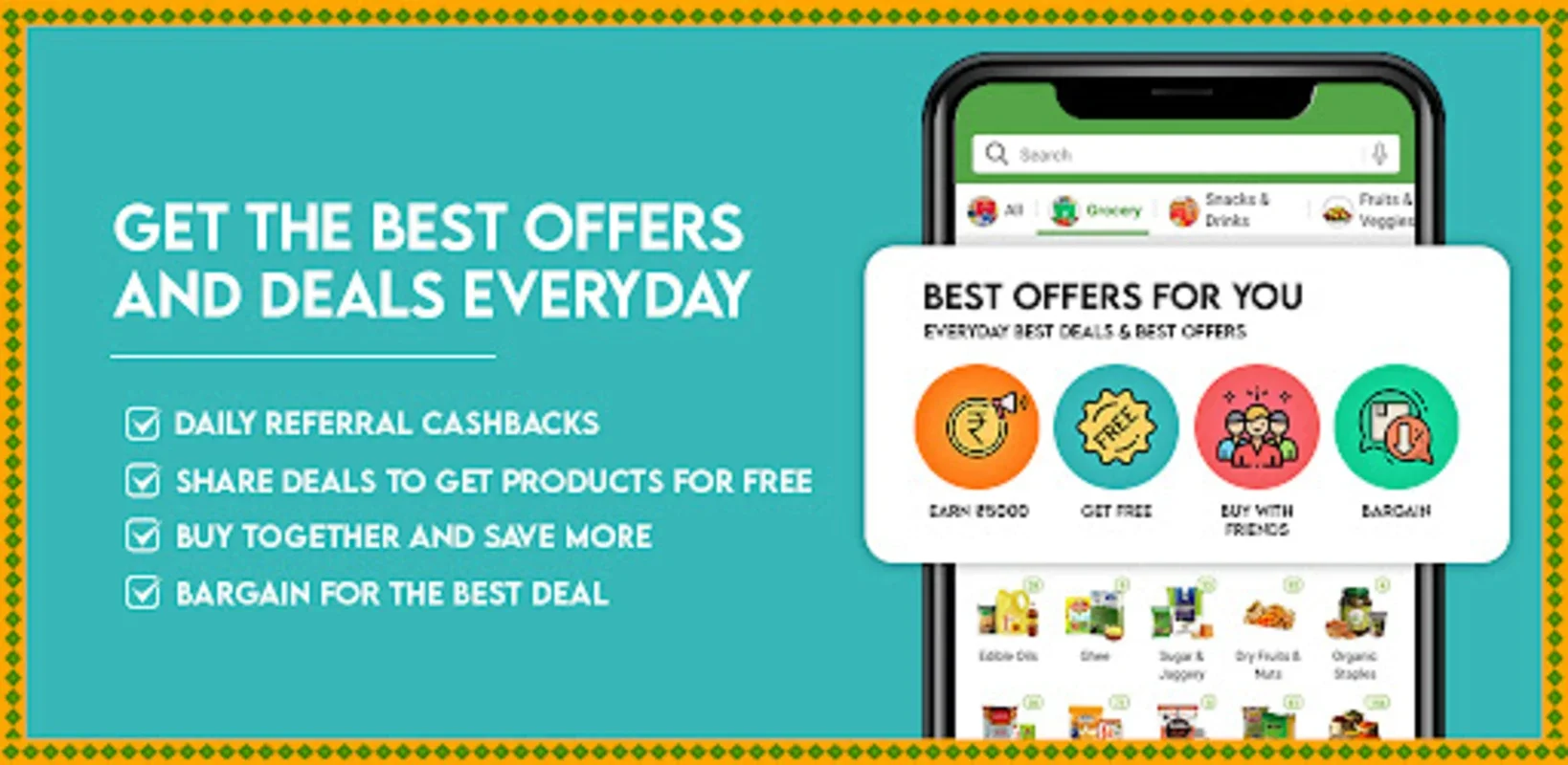 DealShare No.1 Online Kirana for Android - Shop Groceries Easily