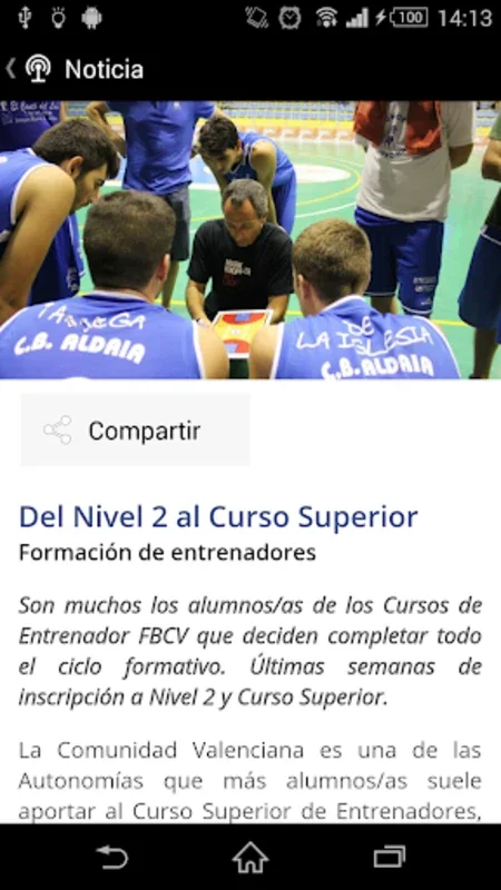 App Oficial - FBCV for Android: Your Valencian Basketball Hub