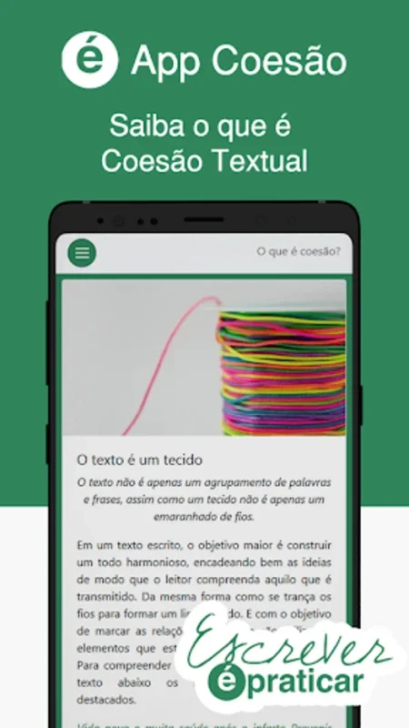 Redação e Coesão - EéP for Android: Enhance Writing