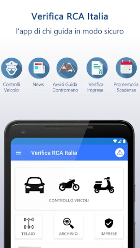 Verifica RCA Italia for Android: Ensuring Vehicle Safety