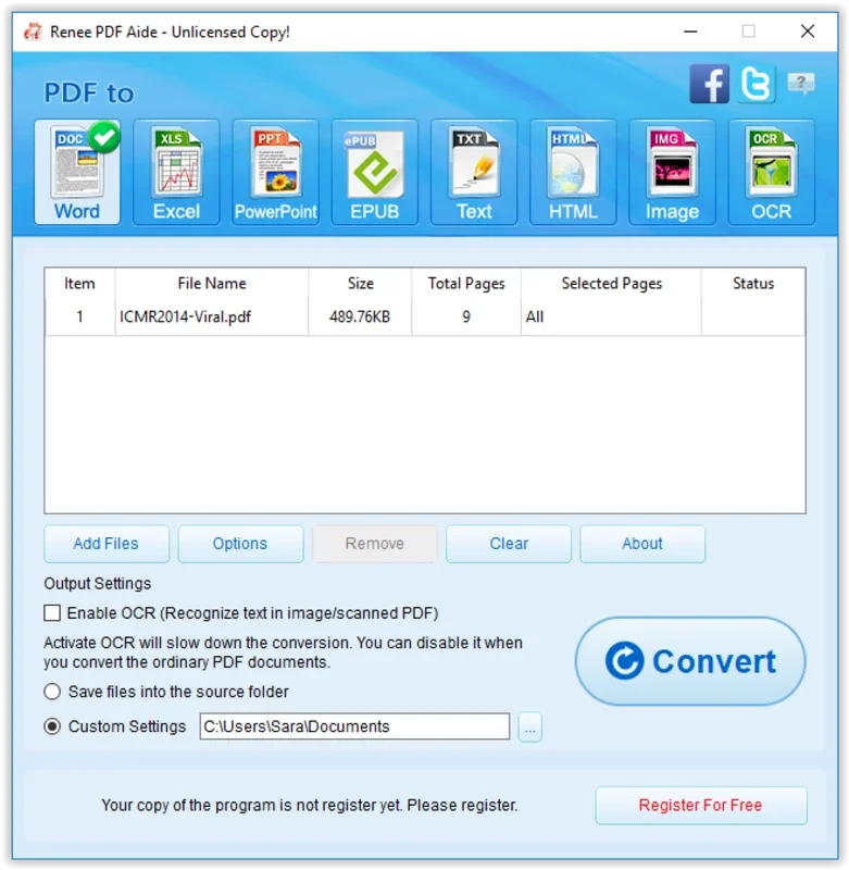 Renee PDF Aide for Windows - Convert PDF Files Easily