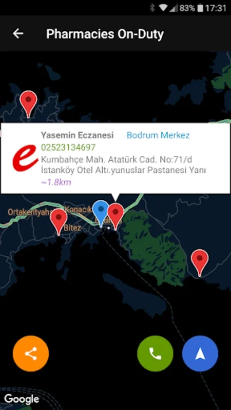 Turkey Pharmacies On-Duty for Android: Find On-Duty Pharmacies Easily