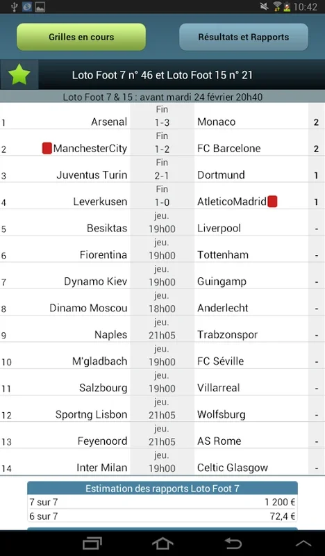 LF7&15 Livescore for Android - Get Insights and Predictions